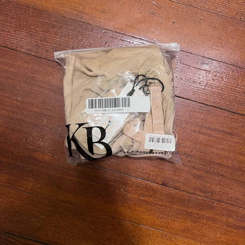 Kindred Bravely Sublime Beige Pumping and Nursing Bra Large Busty